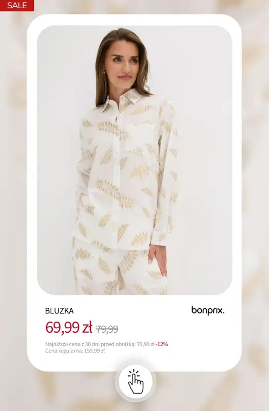 bonprix - gazetka promocyjna Bluzki i koszule do -50% od wtorku 08.09  - strona 13