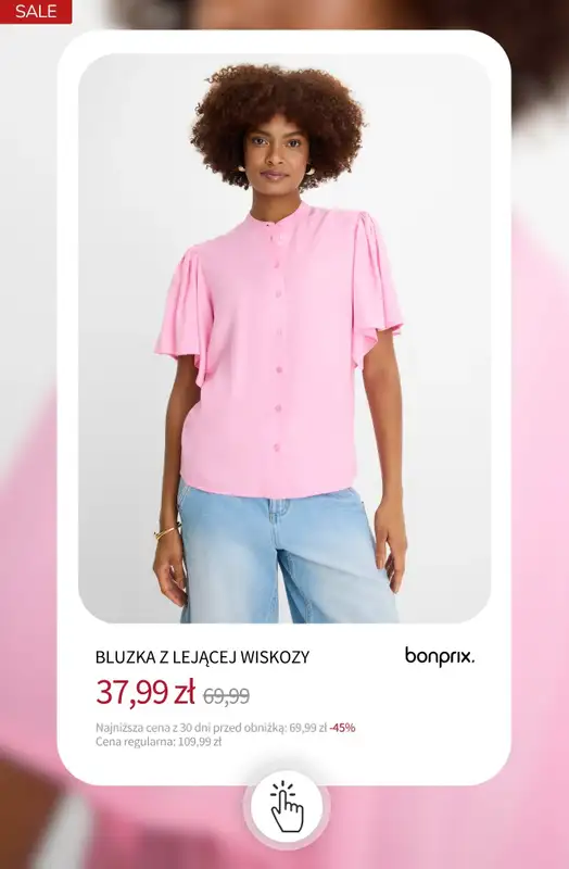 bonprix - gazetka promocyjna Bluzki i koszule do -50% od wtorku 08.09  - strona 5