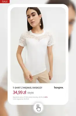 bonprix - gazetka promocyjna Bluzki i koszule do -50% od wtorku 08.09  - strona 19