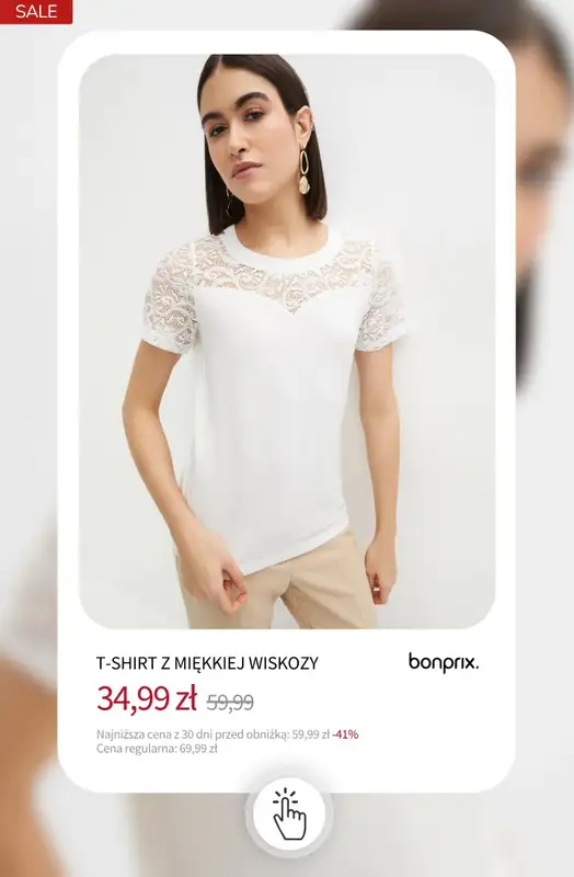 bonprix - gazetka promocyjna Bluzki i koszule do -50% od wtorku 08.09  - strona 19