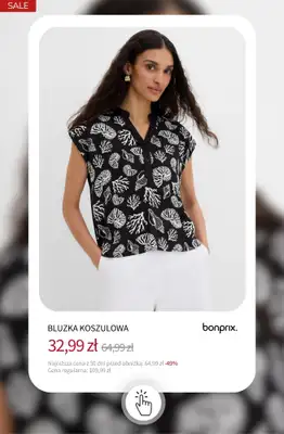 bonprix - gazetka promocyjna Bluzki i koszule do -50% od wtorku 08.09  - strona 2