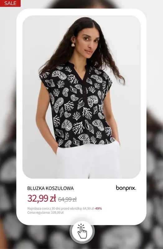 bonprix - gazetka promocyjna Bluzki i koszule do -50% od wtorku 08.09  - strona 2