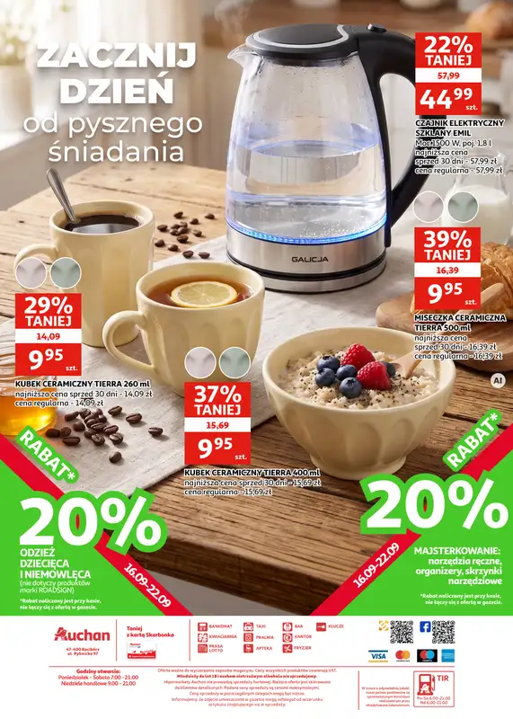 Auchan - gazetka promocyjna Gazetka Racibórz I Soczysta jesień: czas na zbiory! od środy 09.09 do wtorku 22.09 - strona 28