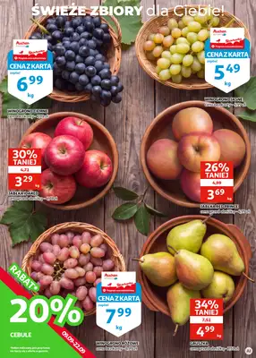 Auchan - gazetka promocyjna Gazetka Racibórz I Soczysta jesień: czas na zbiory! od środy 09.09 do wtorku 22.09 - strona 3