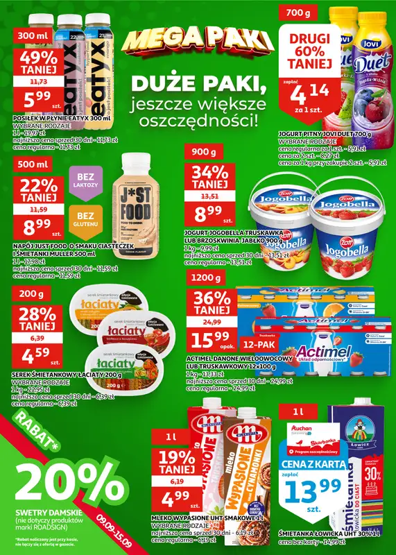 Auchan - gazetka promocyjna Gazetka Racibórz I Soczysta jesień: czas na zbiory! od środy 09.09 do wtorku 22.09 - strona 21