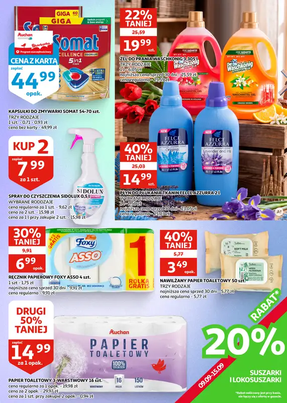 Auchan - gazetka promocyjna Gazetka Zielona Góra I Soczysta jesień: czas na zbiory! od środy 09.09 do wtorku 22.09 - strona 24