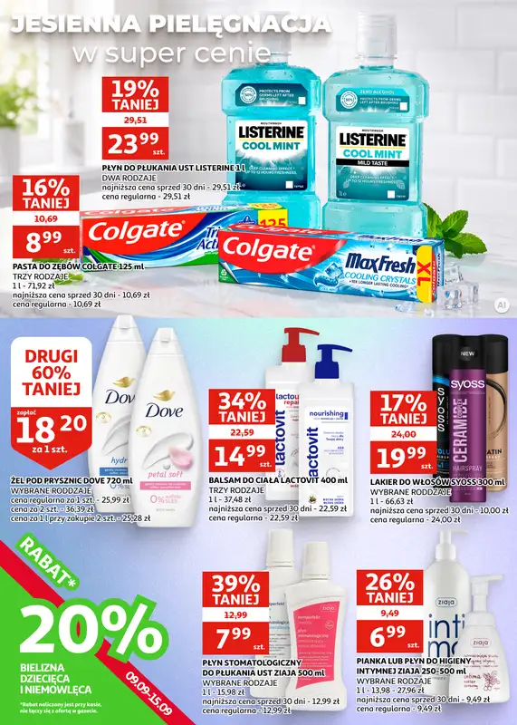 Auchan - gazetka promocyjna Gazetka Zielona Góra I Soczysta jesień: czas na zbiory! od środy 09.09 do wtorku 22.09 - strona 23