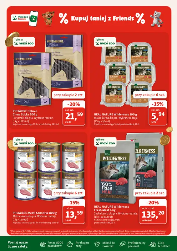 MAXI ZOO - gazetka promocyjna Gazetka  do środy 07.10 - strona 14