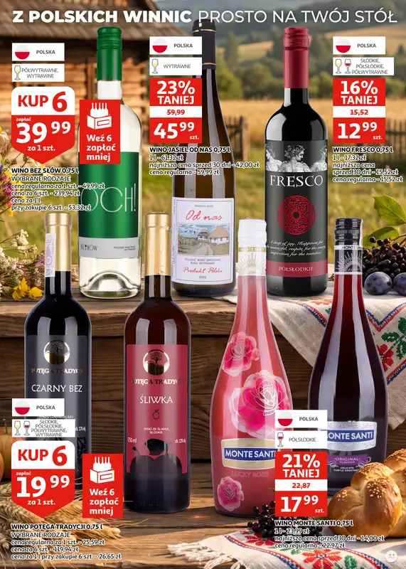 Auchan - gazetka promocyjna Gazetka Zielona Góra I Twój przewodnik po dobrym smaku od środy 09.09 do wtorku 22.09 - strona 3