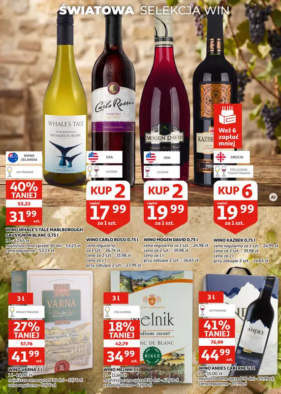 Auchan - gazetka promocyjna Gazetka Zielona Góra I Twój przewodnik po dobrym smaku od środy 09.09 do wtorku 22.09 - strona 8