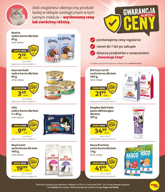 Super Zoo - gazetka promocyjna Gazetka od czwartku 10.09 do środy 23.09 - strona 5