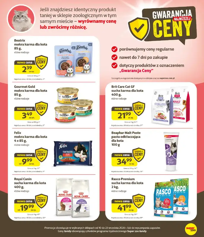 Super Zoo - gazetka promocyjna Gazetka od czwartku 10.09 do środy 23.09 - strona 5