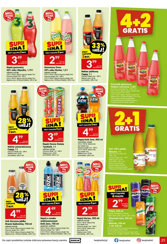 Twój Market - gazetka promocyjna Gazetka od środy 09.09 do wtorku 15.09 - strona 25