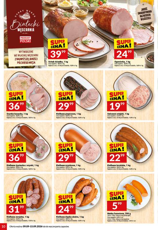 Twój Market - gazetka promocyjna Gazetka od środy 09.09 do wtorku 15.09 - strona 10