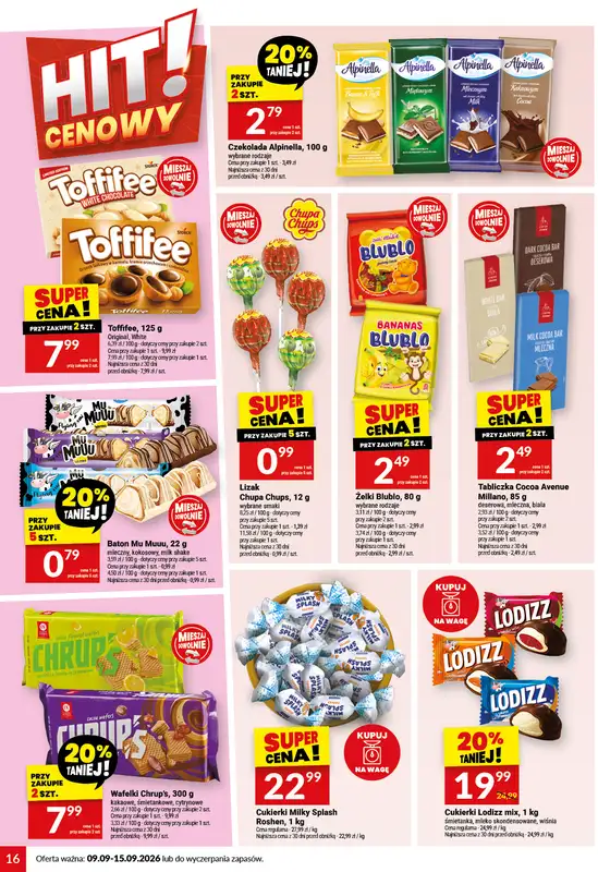 Twój Market - gazetka promocyjna Gazetka od środy 09.09 do wtorku 15.09 - strona 16