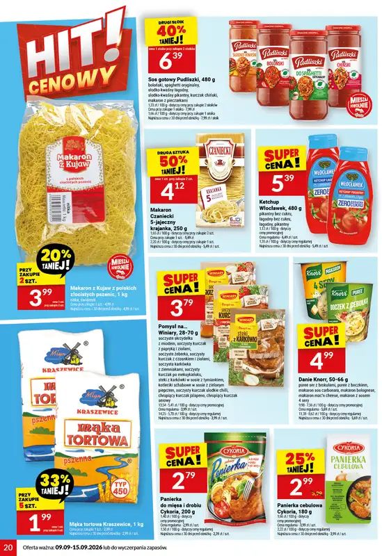 Twój Market - gazetka promocyjna Gazetka od środy 09.09 do wtorku 15.09 - strona 20