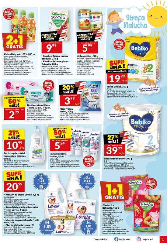 Twój Market - gazetka promocyjna Gazetka od środy 09.09 do wtorku 15.09 - strona 5