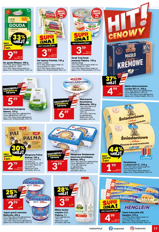 Twój Market - gazetka promocyjna Gazetka od środy 09.09 do wtorku 15.09 - strona 19
