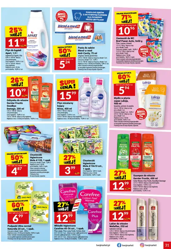 Twój Market - gazetka promocyjna Gazetka od środy 09.09 do wtorku 15.09 - strona 31
