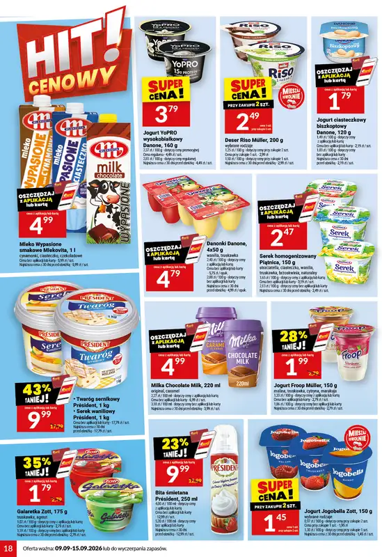 Twój Market - gazetka promocyjna Gazetka od środy 09.09 do wtorku 15.09 - strona 18