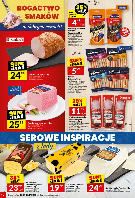 Twój Market - gazetka promocyjna Gazetka od środy 09.09 do wtorku 15.09 - strona 12