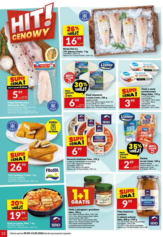 Twój Market - gazetka promocyjna Gazetka od środy 09.09 do wtorku 15.09 - strona 22