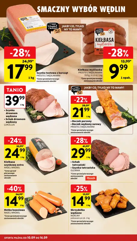 Intermarche - gazetka promocyjna Gazetka od czwartku 10.09 do środy 16.09 - strona 14