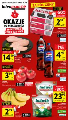 Intermarche - gazetka promocyjna Gazetka od czwartku 10.09 do środy 16.09