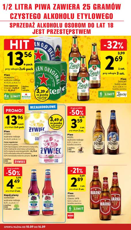 Intermarche - gazetka promocyjna Gazetka od czwartku 10.09 do środy 16.09 - strona 30