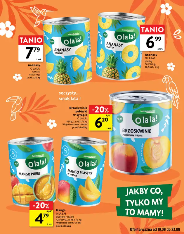 Intermarche - gazetka promocyjna Katalog marki własne od czwartku 10.09 do środy 23.09 - strona 7