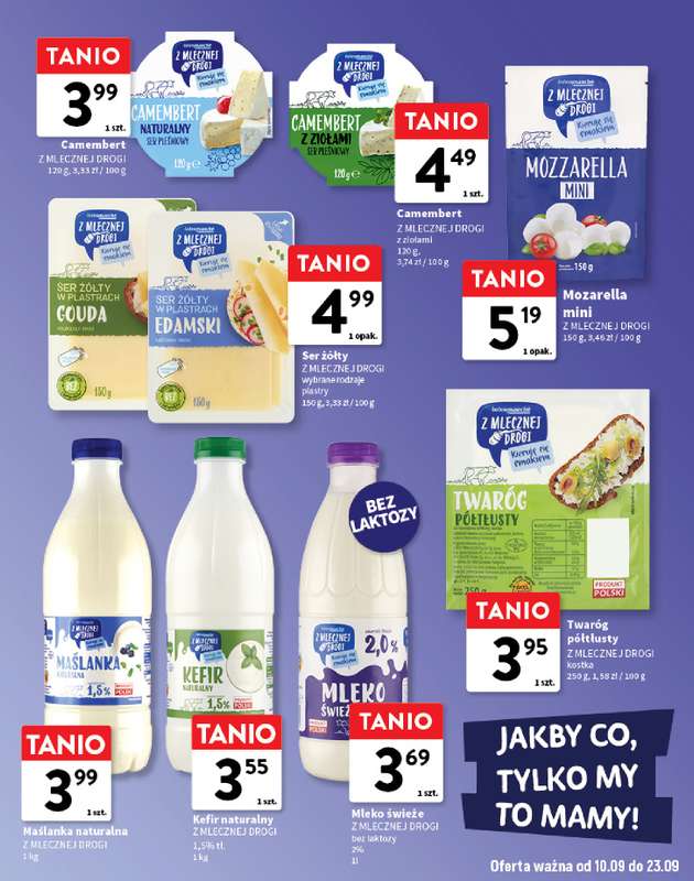 Intermarche - gazetka promocyjna Katalog marki własne od czwartku 10.09 do środy 23.09 - strona 19