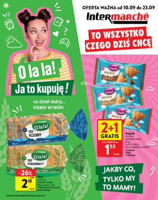 Intermarche - gazetka promocyjna Katalog marki własne od czwartku 10.09 do środy 23.09