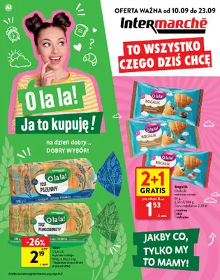Intermarche - gazetka promocyjna Katalog marki własne od czwartku 10.09 do środy 23.09