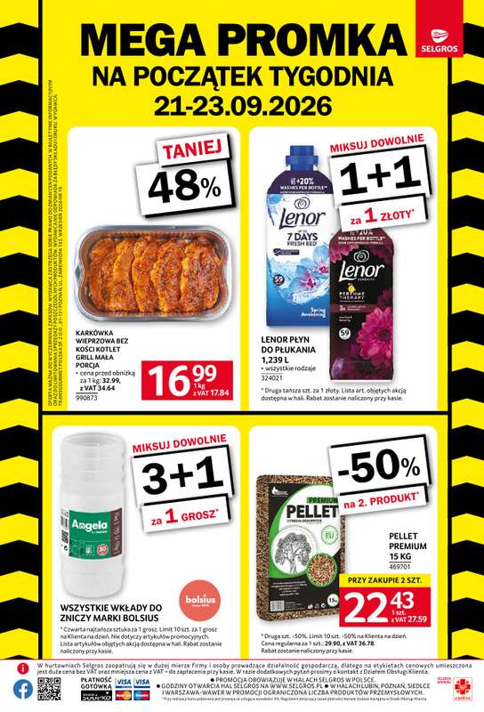Selgros - gazetka promocyjna Mega Promka od poniedziałku 14.09 do środy 23.09 - strona 2