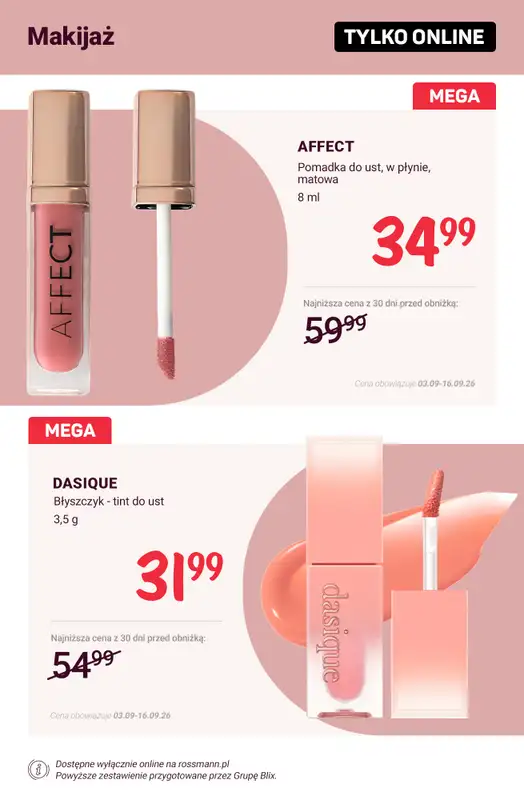 Rossmann - gazetka promocyjna Promocje TYLKO ONLINE od wtorku 08.09 do środy 16.09 - strona 8