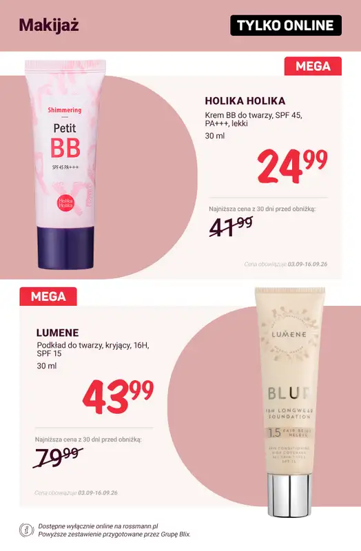 Rossmann - gazetka promocyjna Promocje TYLKO ONLINE od wtorku 08.09 do środy 16.09 - strona 6