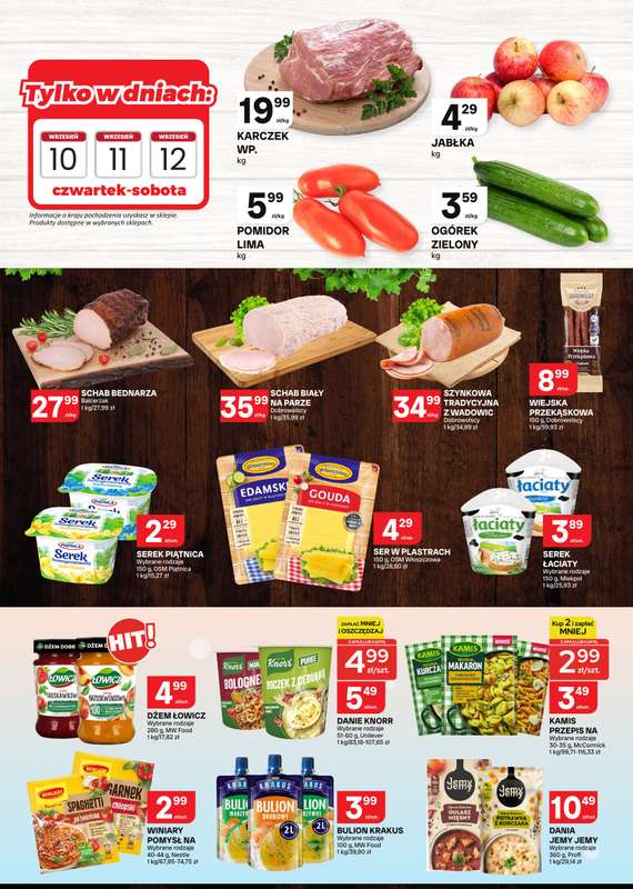 Chorten - gazetka promocyjna Gazetka Małopolska, Śląsk, Podkarpacie, Opolskie Market od czwartku 10.09 do niedzieli 20.09 - strona 2
