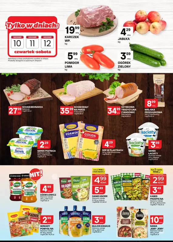 Chorten - gazetka promocyjna Gazetka Małopolska, Śląsk, Podkarpacie, Opolskie Market od czwartku 10.09 do niedzieli 20.09 - strona 2