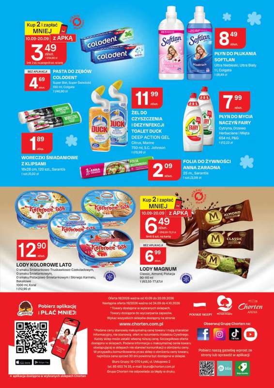 Chorten - gazetka promocyjna Gazetka Podlaskie Market od czwartku 10.09 do niedzieli 20.09 - strona 12