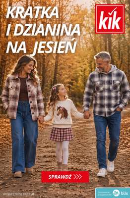 KiK - gazetka promocyjna Kratka i dzianina na jesień od wtorku 08.09 