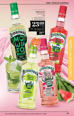 POLOmarket - gazetka promocyjna Katalog alkoholi  do środy 23.09 - strona 31