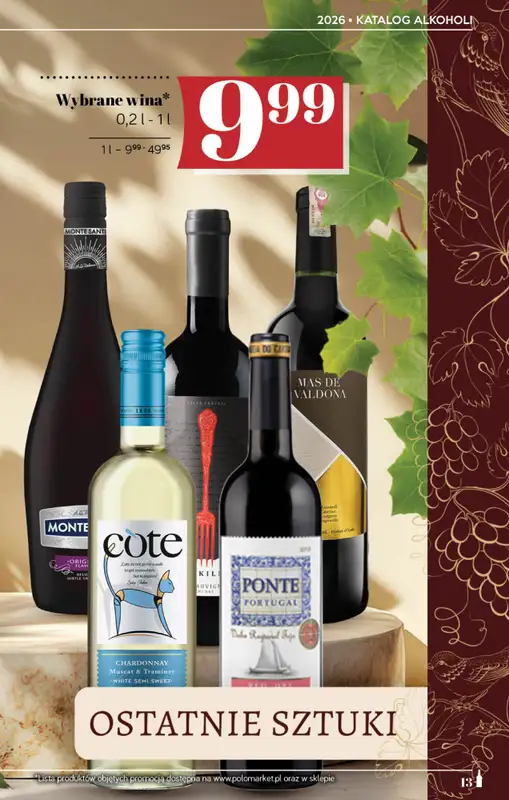 POLOmarket - gazetka promocyjna Katalog alkoholi  do środy 23.09 - strona 13