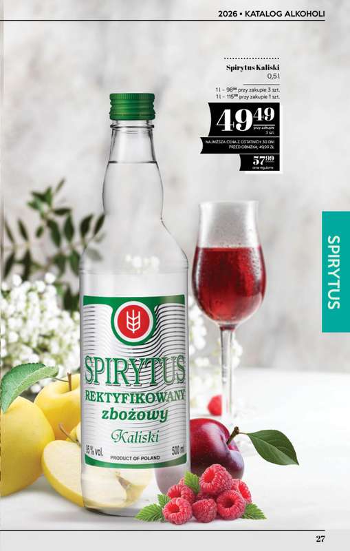 POLOmarket - gazetka promocyjna Katalog alkoholi  do środy 23.09 - strona 27