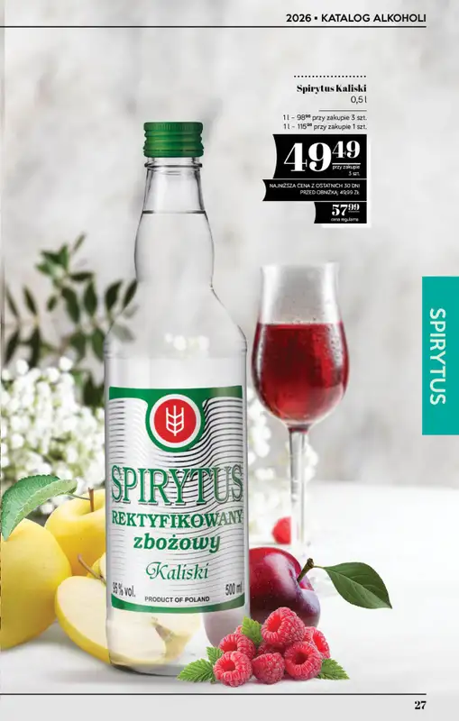 POLOmarket - gazetka promocyjna Katalog alkoholi  do środy 23.09 - strona 27
