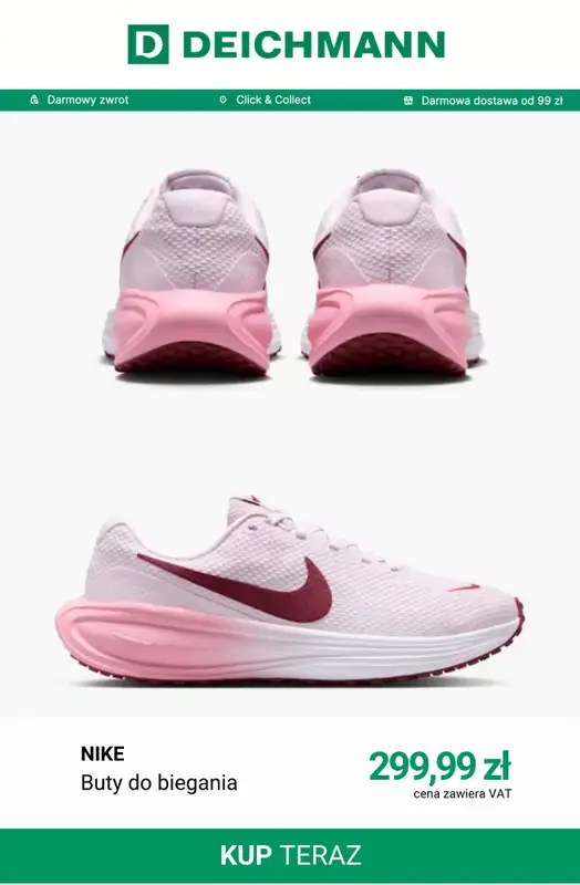 Deichmann - gazetka promocyjna Buty do biegania damskie od wtorku 08.09  - strona 11
