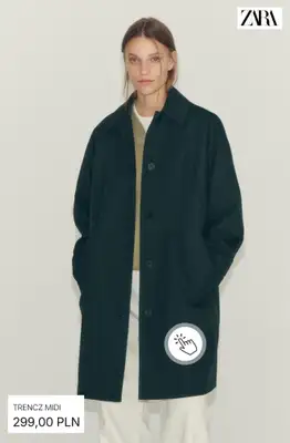 Zara - gazetka promocyjna Trencze damskie od wtorku 08.09  - strona 2