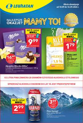 LEWIATAN - gazetka promocyjna Mamy TO w Lewiatanie – Bielsko-Biała od czwartku 10.09 do środy 16.09
