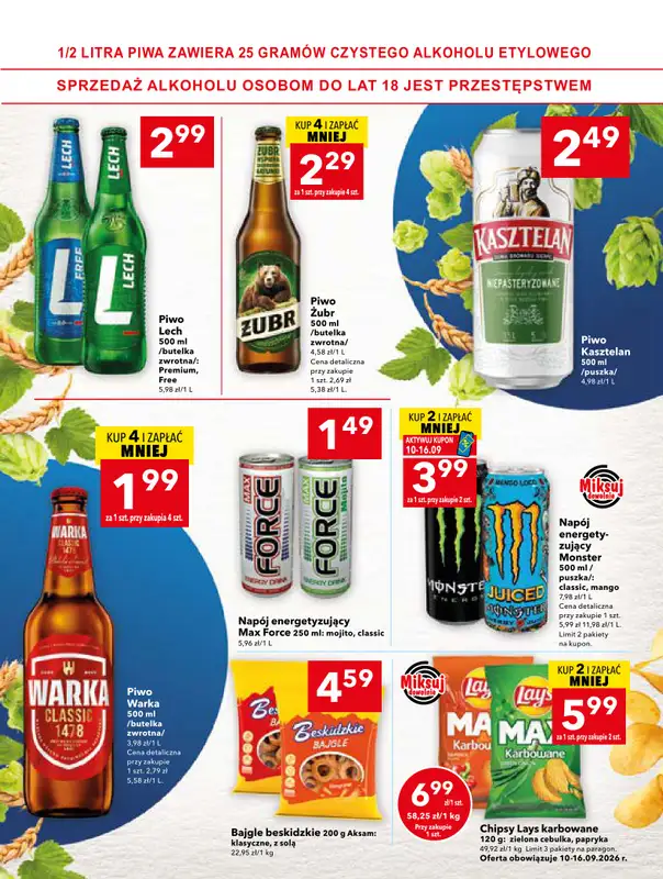 LEWIATAN - gazetka promocyjna Mamy TO w Lewiatanie – woj. świętokrzyskie od czwartku 10.09 do niedzieli 20.09 - strona 13