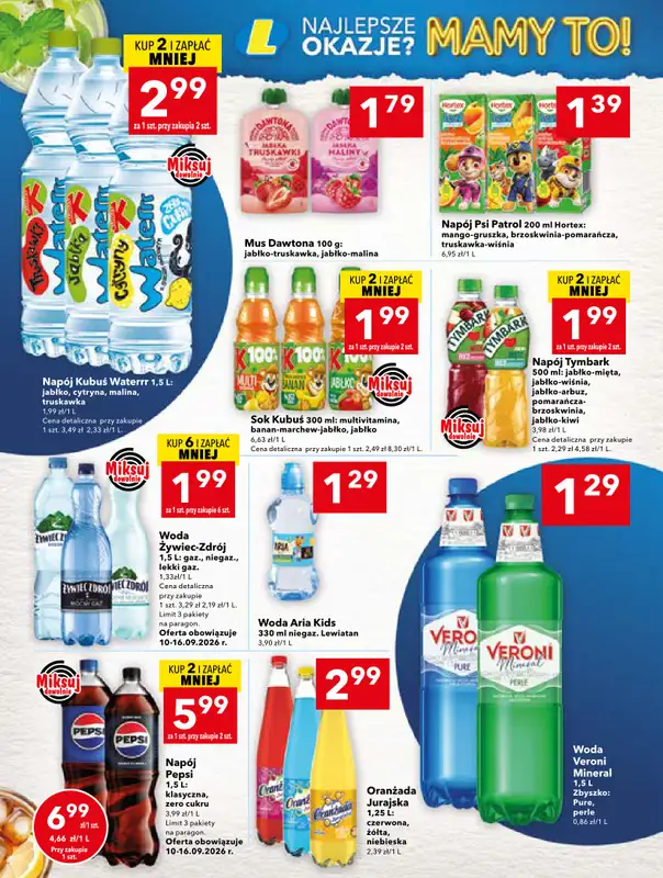 LEWIATAN - gazetka promocyjna Mamy TO w Lewiatanie – woj. świętokrzyskie od czwartku 10.09 do niedzieli 20.09 - strona 12