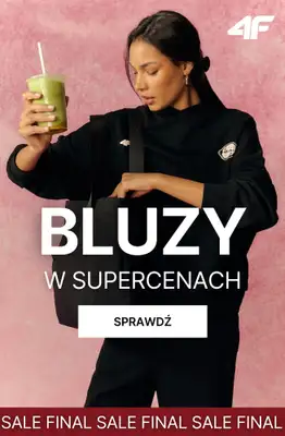 4F - gazetka promocyjna Bluzy damskie w super cenach od wtorku 08.09 